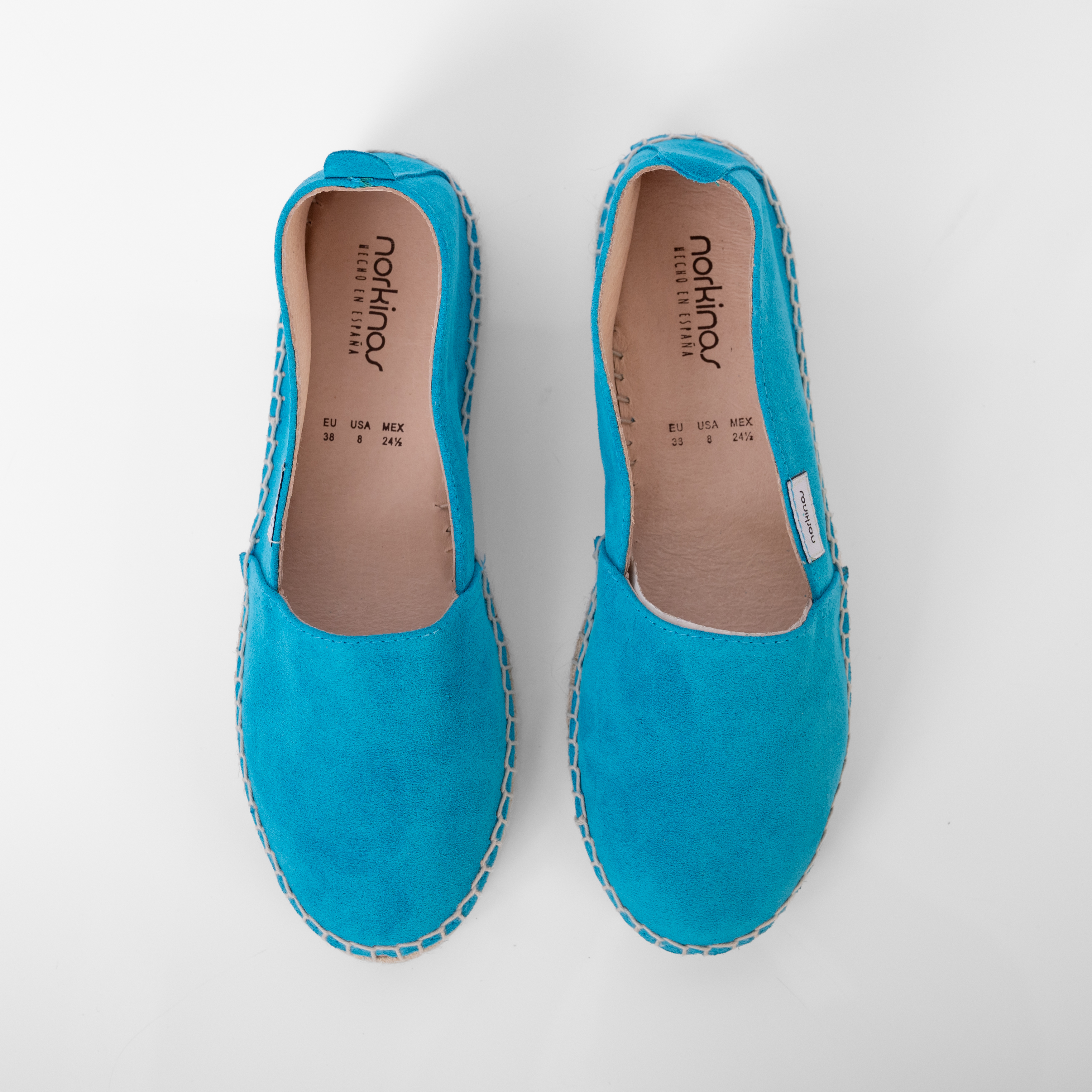 Nobuck Turquesa Espadrille